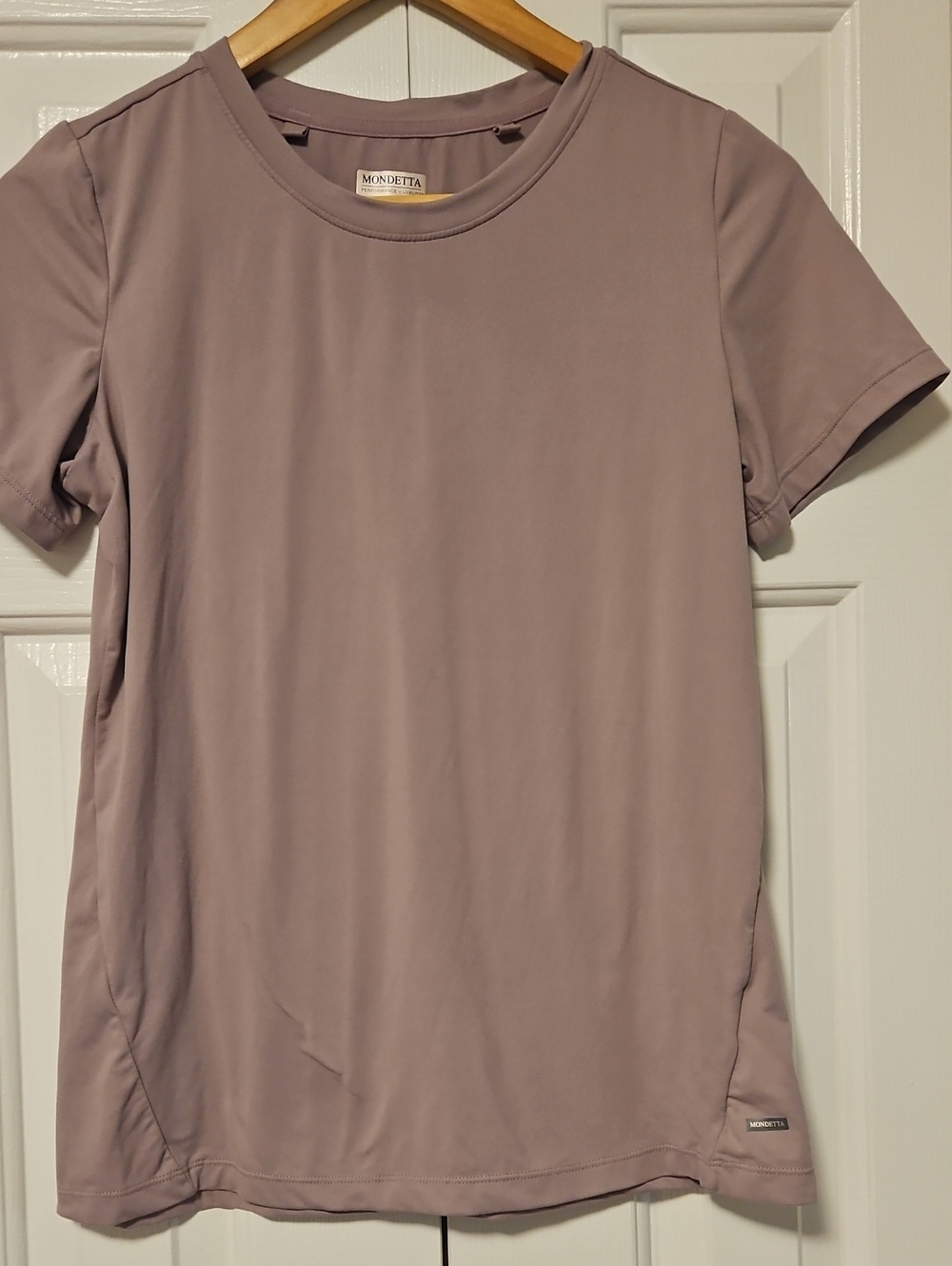 Mondetta Dusty Mauve Short Sleeve Crew Tee